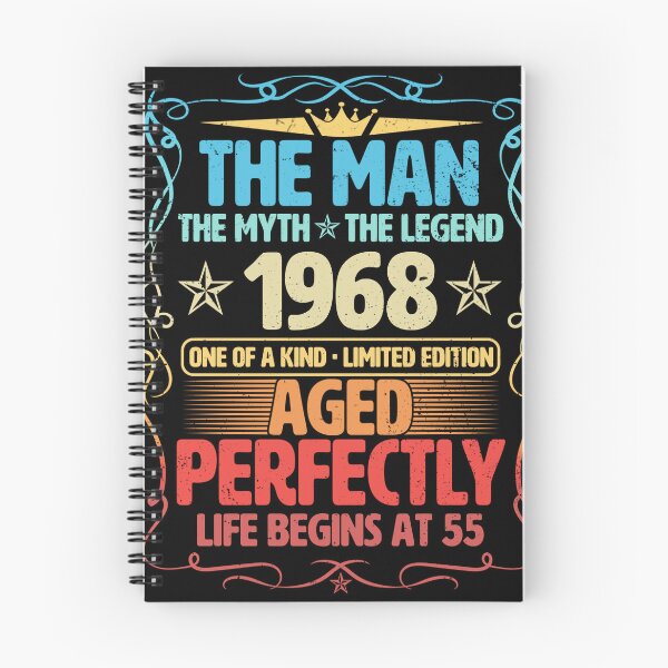 Item preview, The Man 1968 Aged Perfectly Life Begins At 55th Birthday designed and sold by apaahteklur.