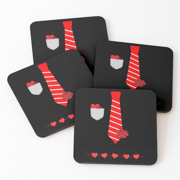 Item preview, Valentine Tie Tux Costume Funny Valentine Tuxedo Red Tie With Rose  designed and sold by Artstastic.