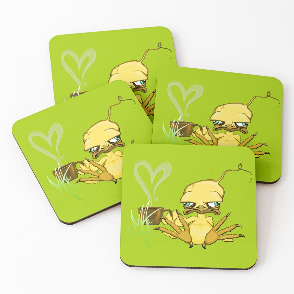 Item preview, Coasters (Set of 4) designed and sold by GrumpyChickenMA.