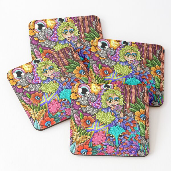 Item preview, girl and fox designed and sold by koyung500Store.