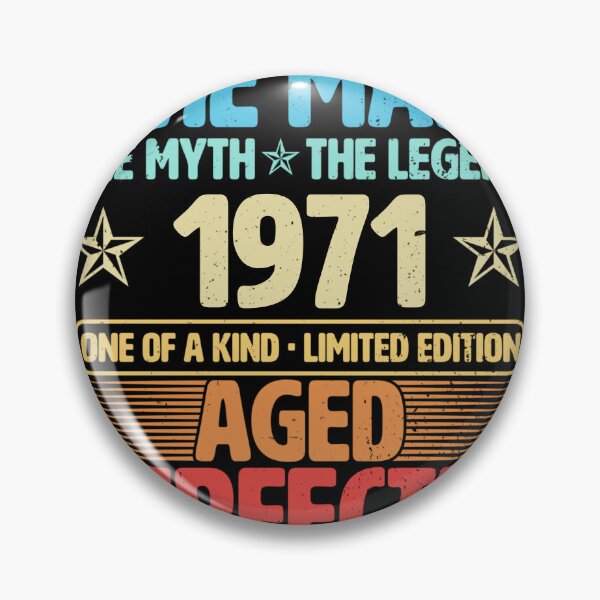 Item preview, The Man 1971 Aged Perfectly Life Begins At 52nd Birthday designed and sold by apaahteklur.