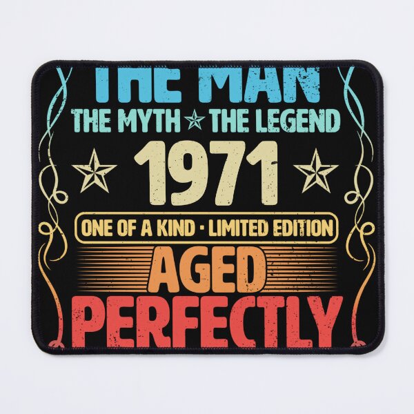 Item preview, The Man 1971 Aged Perfectly Life Begins At 52nd Birthday designed and sold by apaahteklur.
