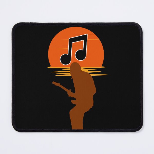 Item preview, Player Playing Guitar Jamming Some Notes with Sunset designed and sold by 1970Russell.