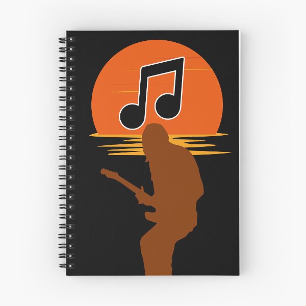 Item preview, Player Playing Guitar Jamming Some Notes with Sunset designed and sold by 1970Russell.