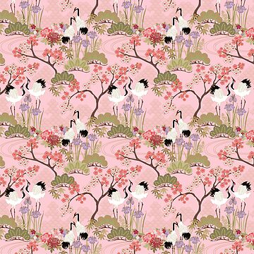 Artwork thumbnail, Japanese Garden in Pink by Judit Gueth