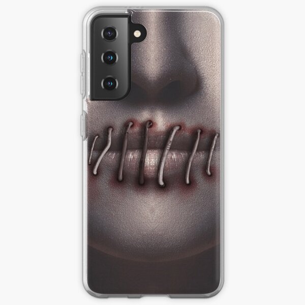 Lips Sewn Shut Samsung Galaxy Soft Case