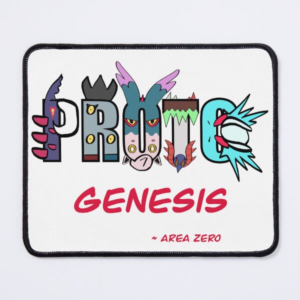 Artikelvorschau, Proto Genesis - The Past is in Scarlets Area Zero Text Art entworfen und verkauft von vystudio.