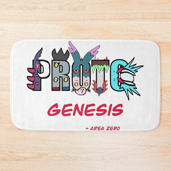Artikelvorschau, Proto Genesis - The Past is in Scarlets Area Zero Text Art entworfen und verkauft von vystudio.