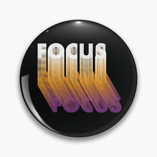 Item preview, Focus mindset funky lettering designed and sold by CatchyFunky.