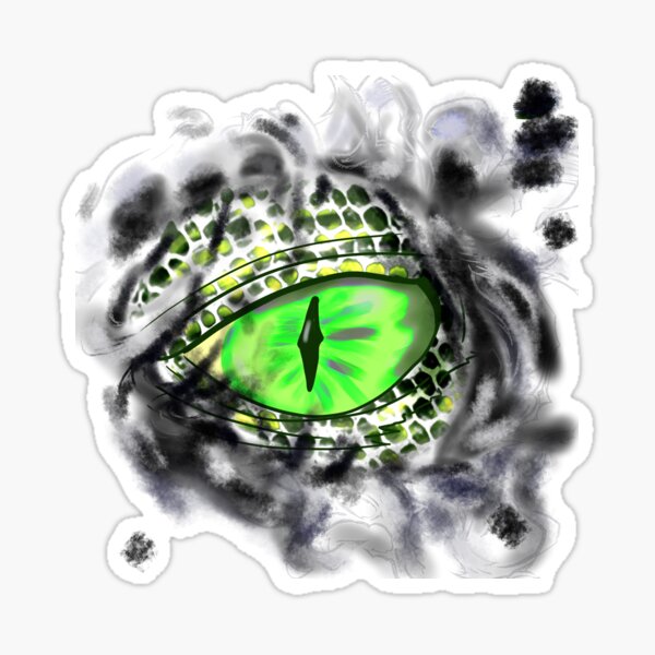 Item preview, green dragon eye designed and sold by Themys24.