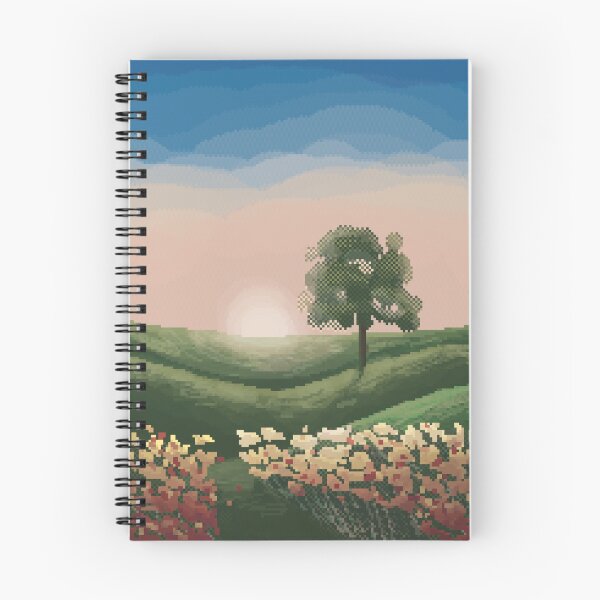 Item preview, Pixel Art Field Scene designed and sold by Krispychisps.