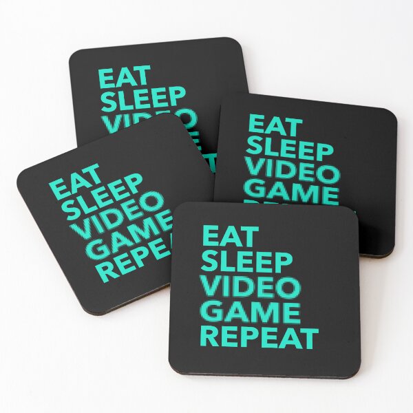 Item preview, Eat Sleep Video Game Repeat designed and sold by AnveeBubbles.