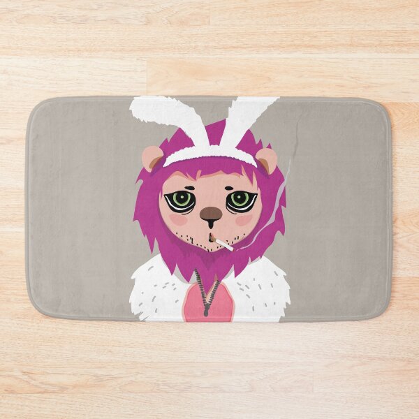 Item preview, Lion or Cat _Family Felidae_Rabbit Smoking designed and sold by RabitoDesign.