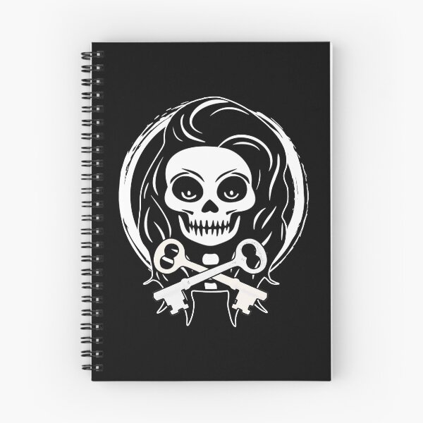 Item preview, Locksmith Female Skull and Crossed Keys White Logo designed and sold by Nuletto.