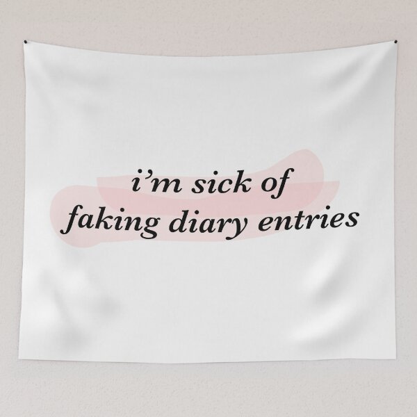 Item preview, im sick of faking diary entries - dodie designed and sold by Sonic Melody.