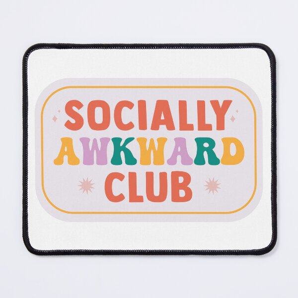 Item preview, Socially Awkward Club Statement Spoof Introvert designed and sold by Osh Sales.