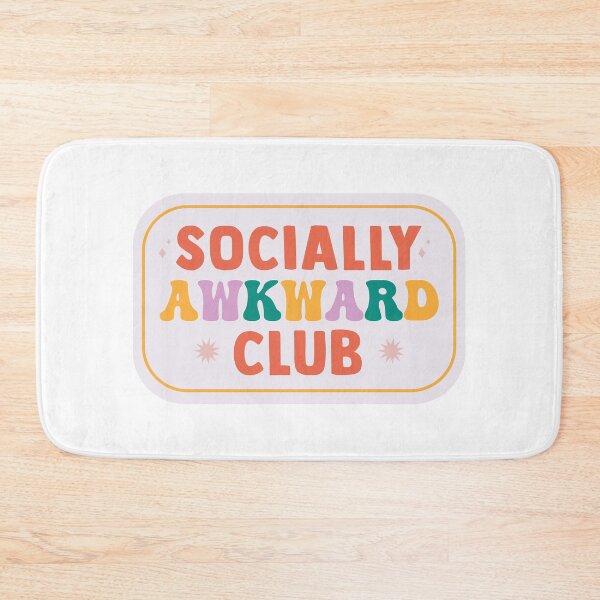 Item preview, Socially Awkward Club Statement Spoof Introvert designed and sold by Osh Sales.