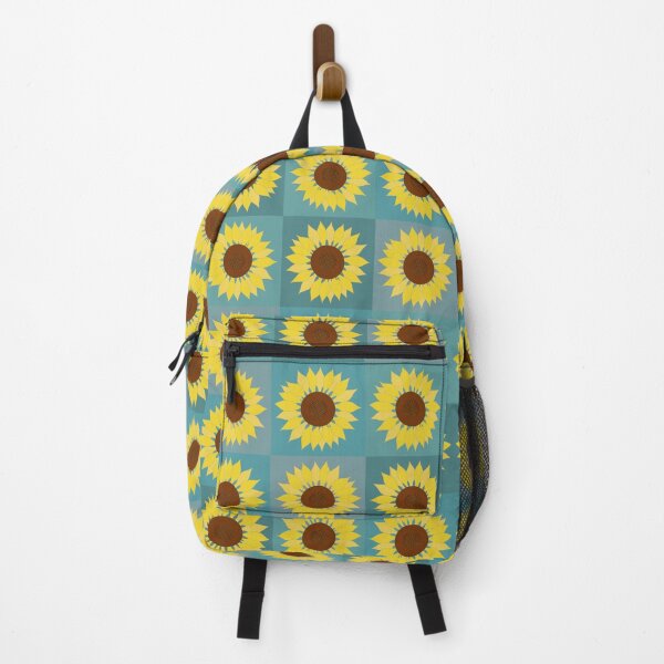 Sunflower Checkerboard Backpacks for Sale Redbubble