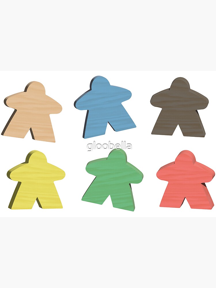 Wooden Board Game Meeple People (clearance)