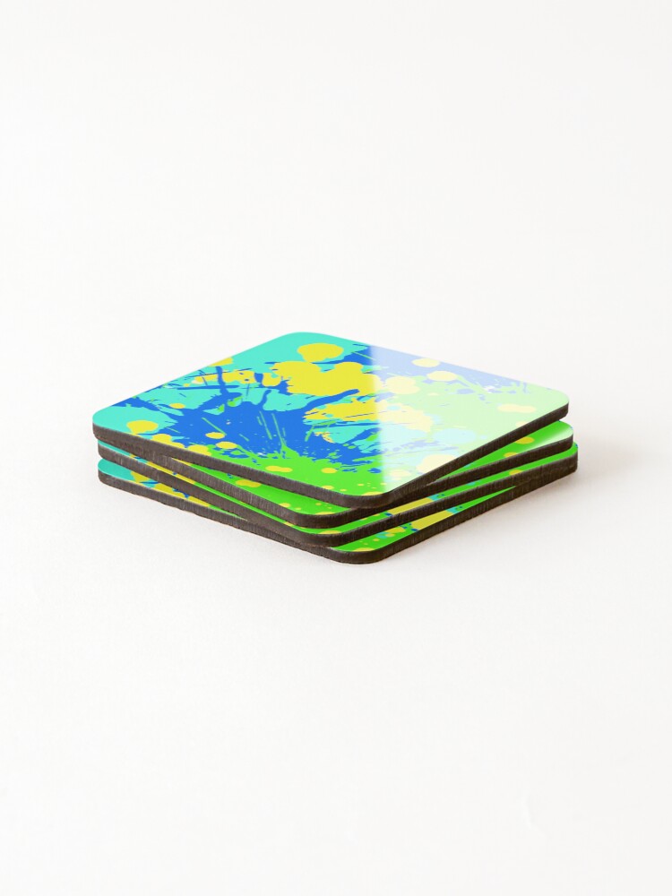 Thumbnail 4 of 5, Coasters (Set of 4), Color Combination Pattern designed and sold by TowTees.
