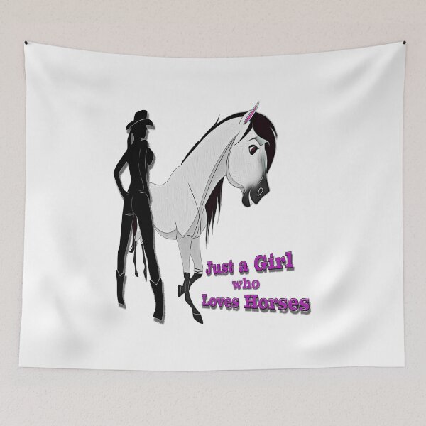 Item preview, Just a Girl who Loves Horses and Ponies designed and sold by Huskyyy Designs.