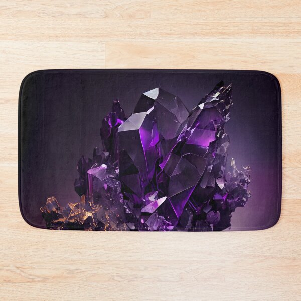 Item preview, Shiny violet Amethyst crystal designed and sold by AppleElf.