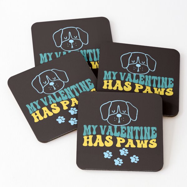 Item preview, My Valentine Has Paws, My Dog Is My Valentine, Cute Dog Valentine's Day designed and sold by desireedickens.