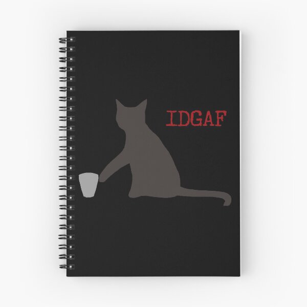 Item preview, IDGAF cat designed and sold by catdragonx.