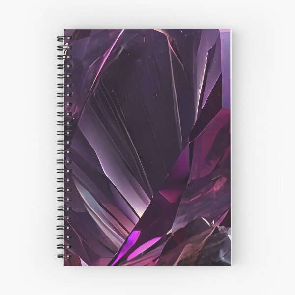 Aperçu de l'œuvre Pierre d'améthyste violette brillante créée et vendue par AppleElf.