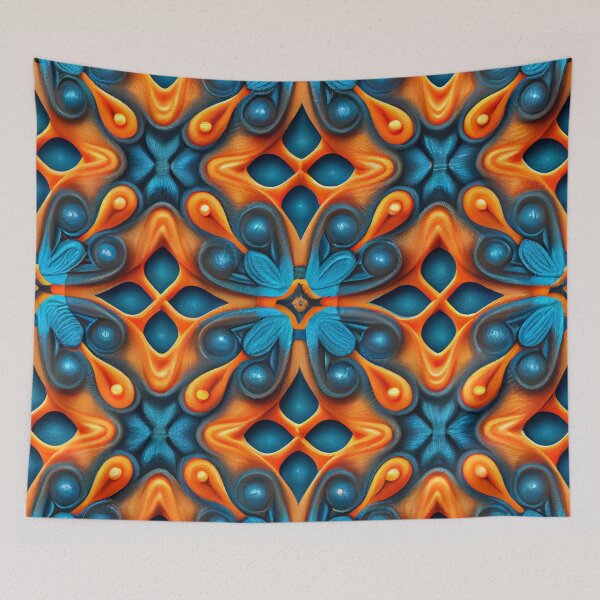 Item preview, Fine Soft Scandifornian Pattern Digital Painting designed and sold by CodeAndColors.