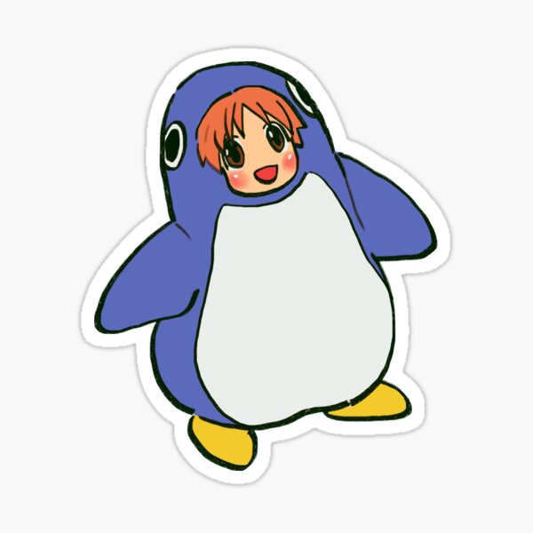 Item preview, I draw cafe penguin mascot chiyo chan / azumanga daioh designed and sold by RansRoom.