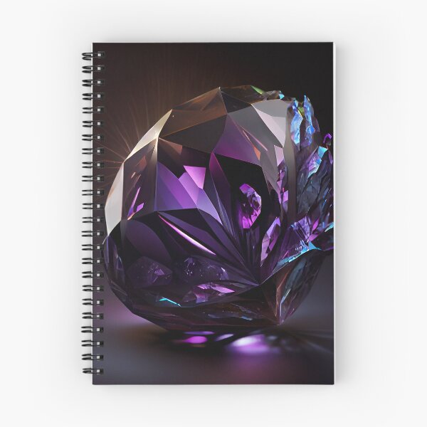 Aperçu de l'œuvre Pierre d'améthyste violette brillante créée et vendue par AppleElf.
