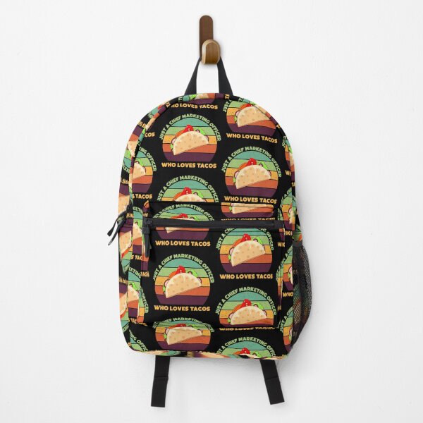 Item preview, Just a chief marketing officer who loves tacos, funny food lovers chief marketing officer job, marketing department, humor, joke, meme, tacos lover, foodie worker designed and sold by SGS-.
