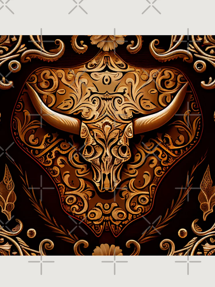 Thumbnail 6 von 6, Premium Oversized Pullover, Aggressive Fine Western Pattern Digital Painting designt und verkauft von CodeAndColors.