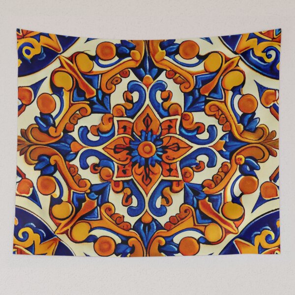 Item preview, Ceramic New Mediterranean Pattern Digital Painting designed and sold by CodeAndColors.