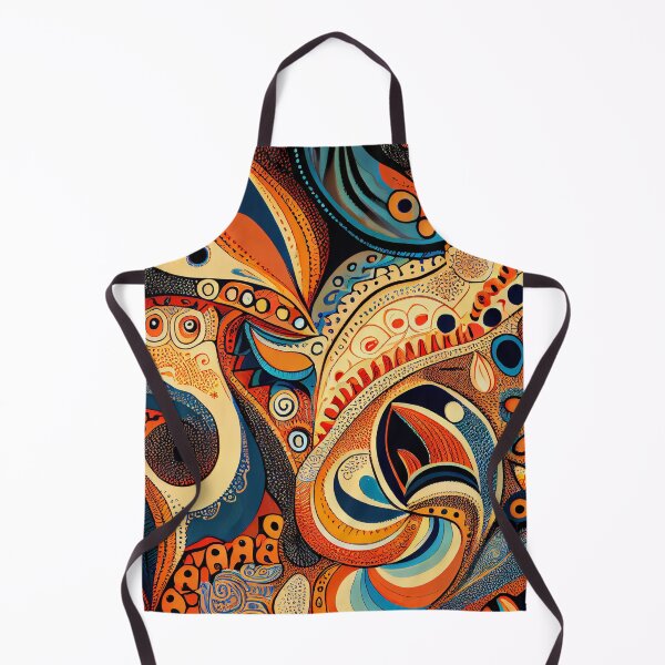 Item preview, Simple Flowing Enchanted Australian Pattern Digital Painting designed and sold by CodeAndColors.