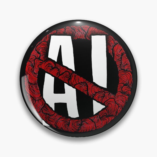 Item preview, NO TO AI GENERATED IMAGES DOODLE designed and sold by JezFez.