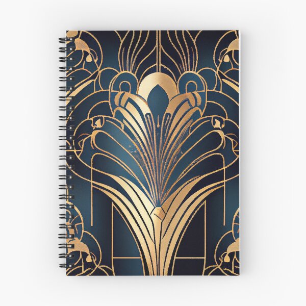 Item preview, Grand Delicate Art Deco Pattern Digital Painting designed and sold by CodeAndColors.