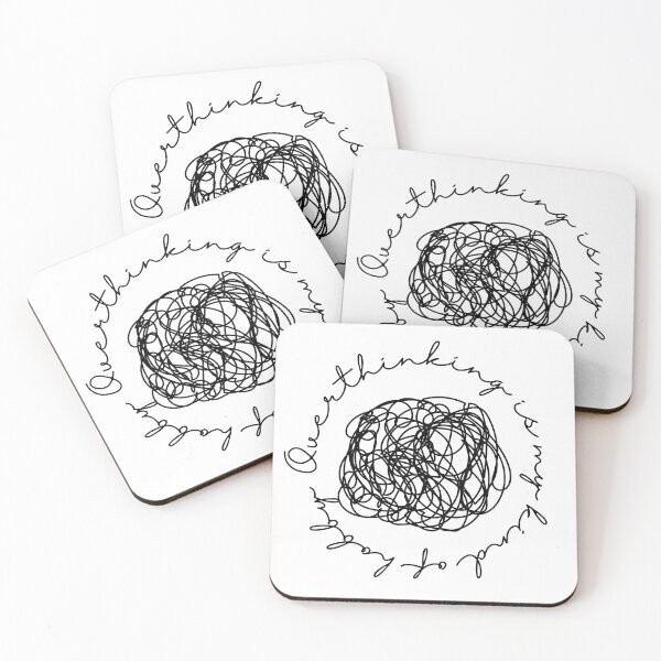 Item preview, Overthinking is my kind of hobby  designed and sold by Freybart.