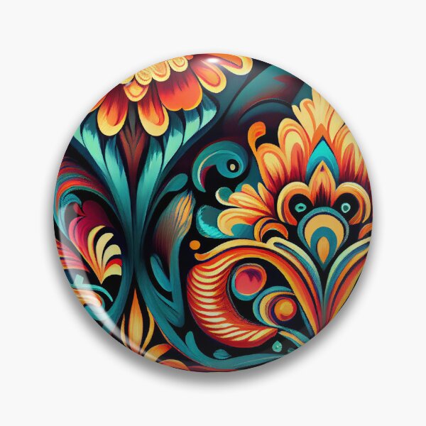 Artikelvorschau, Vibrant Brilliant Western Pattern Digital Painting entworfen und verkauft von CodeAndColors.