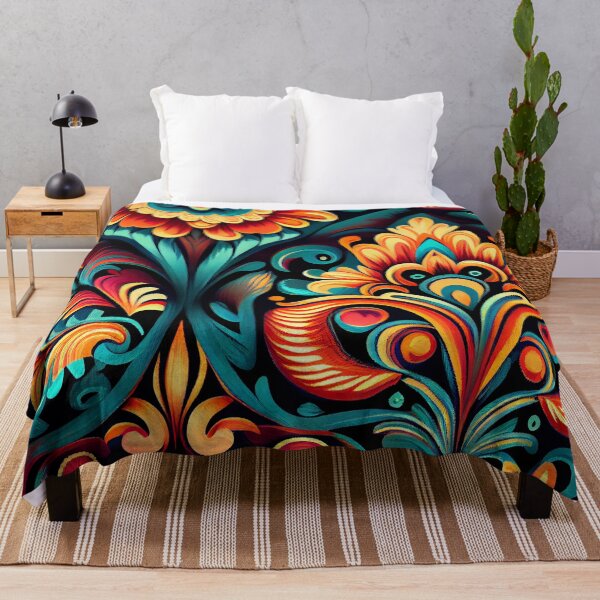 Item preview, Vibrant Brilliant Western Pattern Digital Painting designed and sold by CodeAndColors.