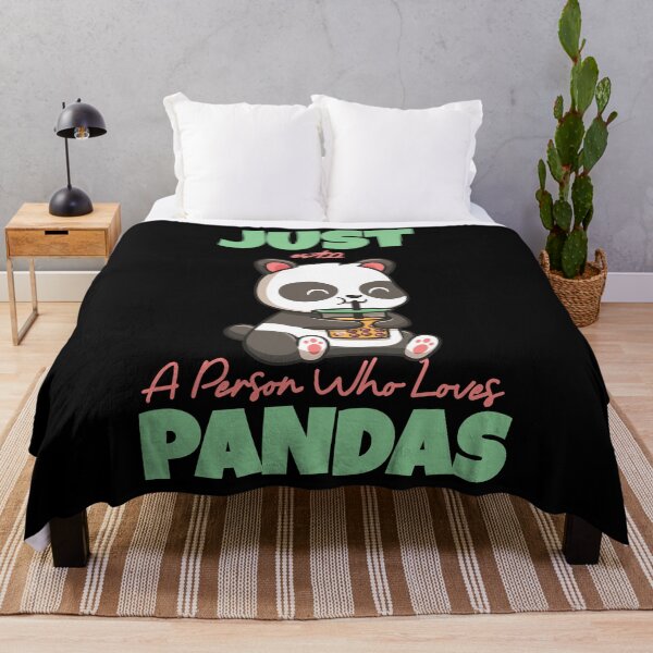 Item preview, JUST A PERSON WHO LOVES PANDAS designed and sold by GAADesignz.