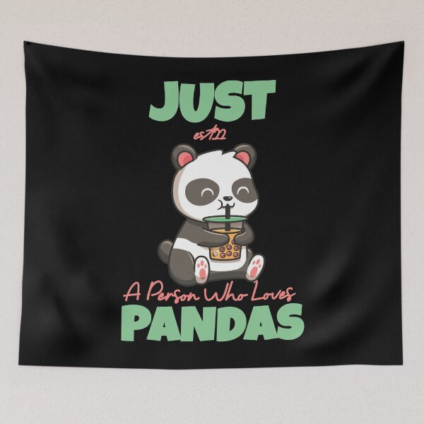 Item preview, JUST A PERSON WHO LOVES PANDAS designed and sold by GAADesignz.