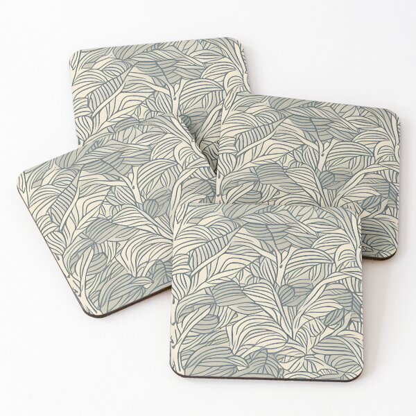 Item preview, Abstract leaf line art pattern designed and sold by CasualMadness.