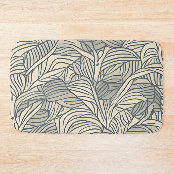 Item preview, Abstract leaf line art pattern designed and sold by CasualMadness.