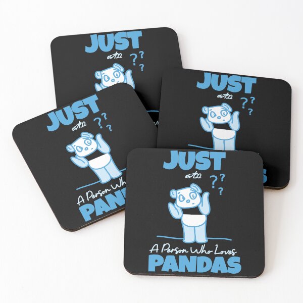 Item preview, JUST A PERSON WHO LOVES PANDAS designed and sold by GAADesignz.