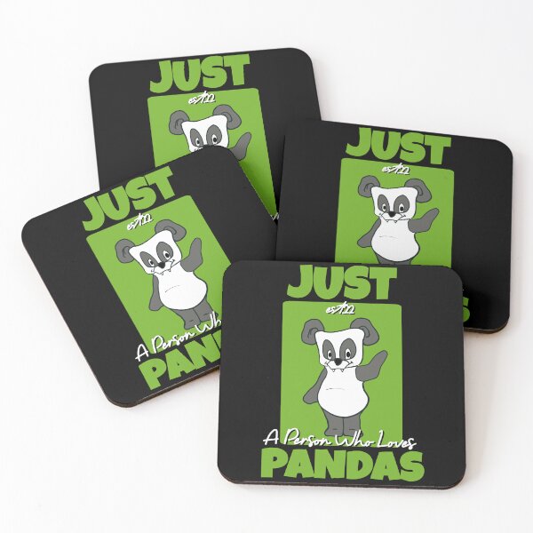 Item preview, JUST A PERSON WHO LOVES PANDAS designed and sold by GAADesignz.