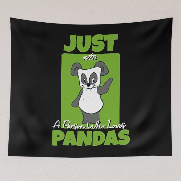 Item preview, JUST A PERSON WHO LOVES PANDAS designed and sold by GAADesignz.