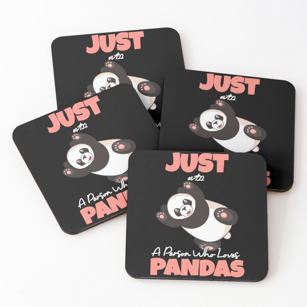 Item preview, JUST A PERSON WHO LOVES PANDAS designed and sold by GAADesignz.
