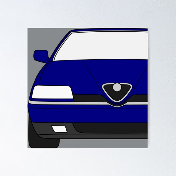 Item preview, Alfa Romeo 164 blue color designed and sold by EdimDesign.